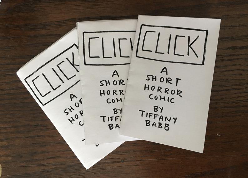 photo of three copies of the zine:handwritten title