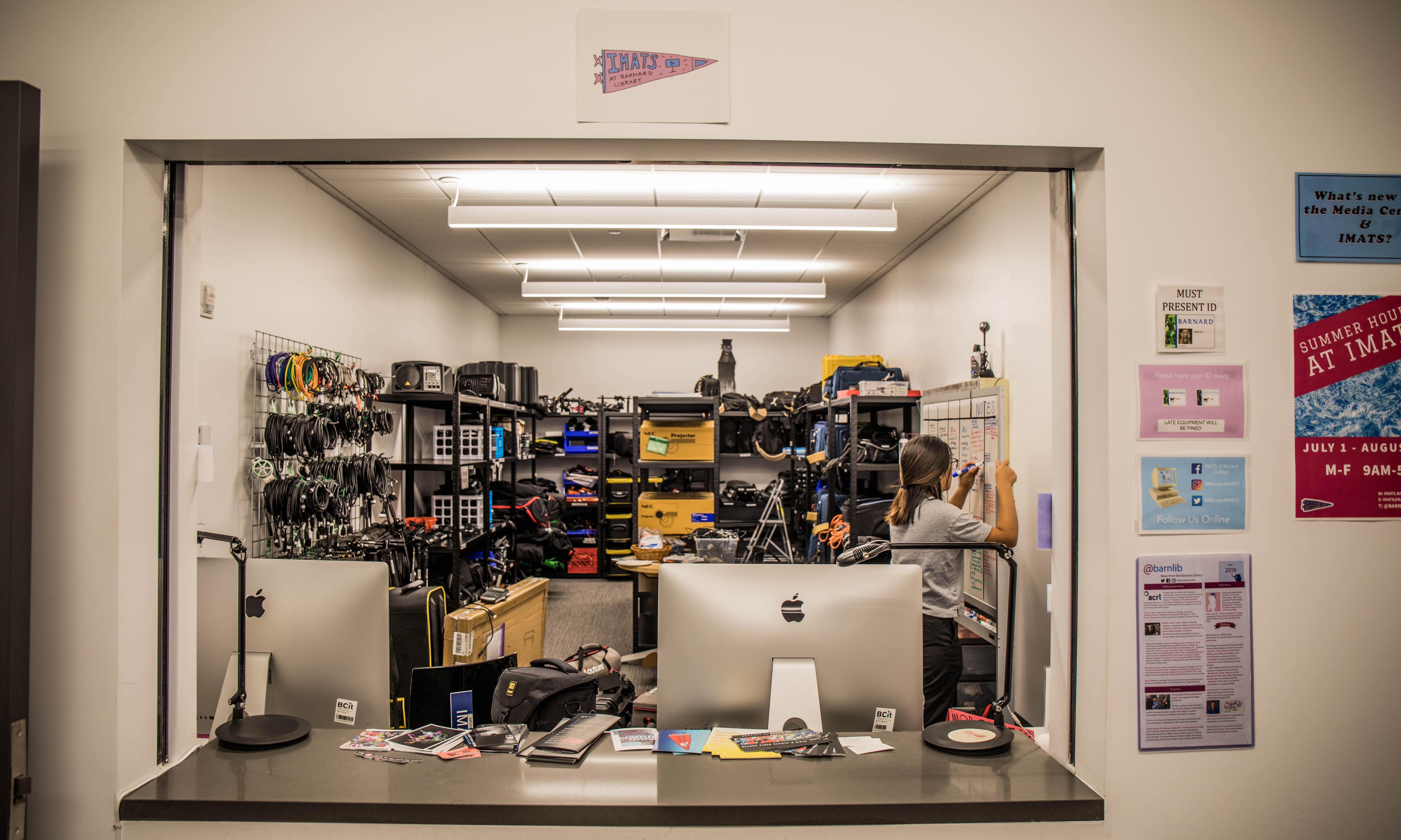 IMATS equipment desk