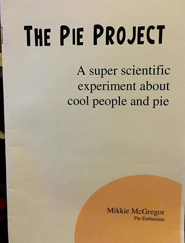 zine cover: The Pie Project