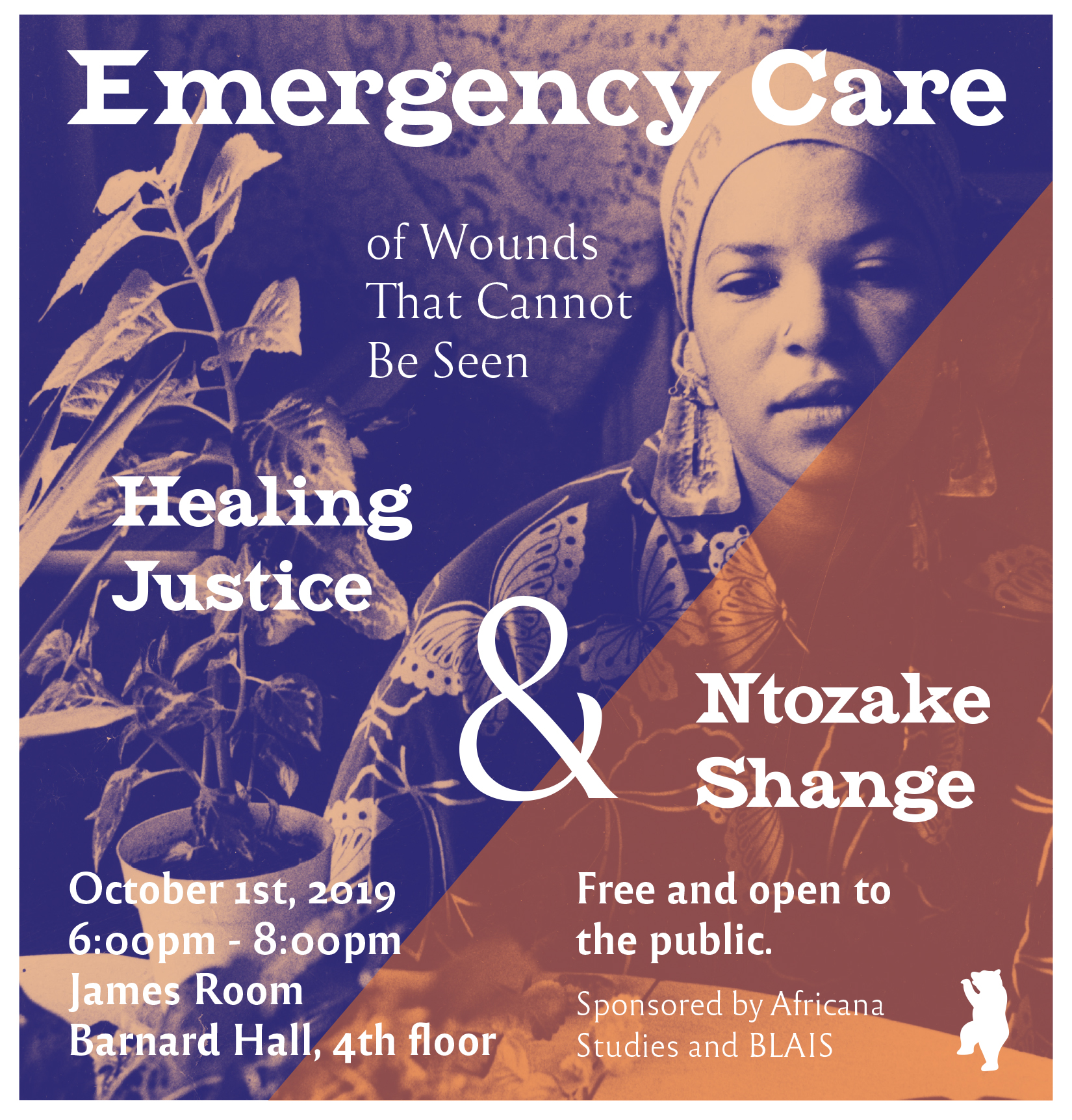 Ntozake Shange Healing Justice Poster