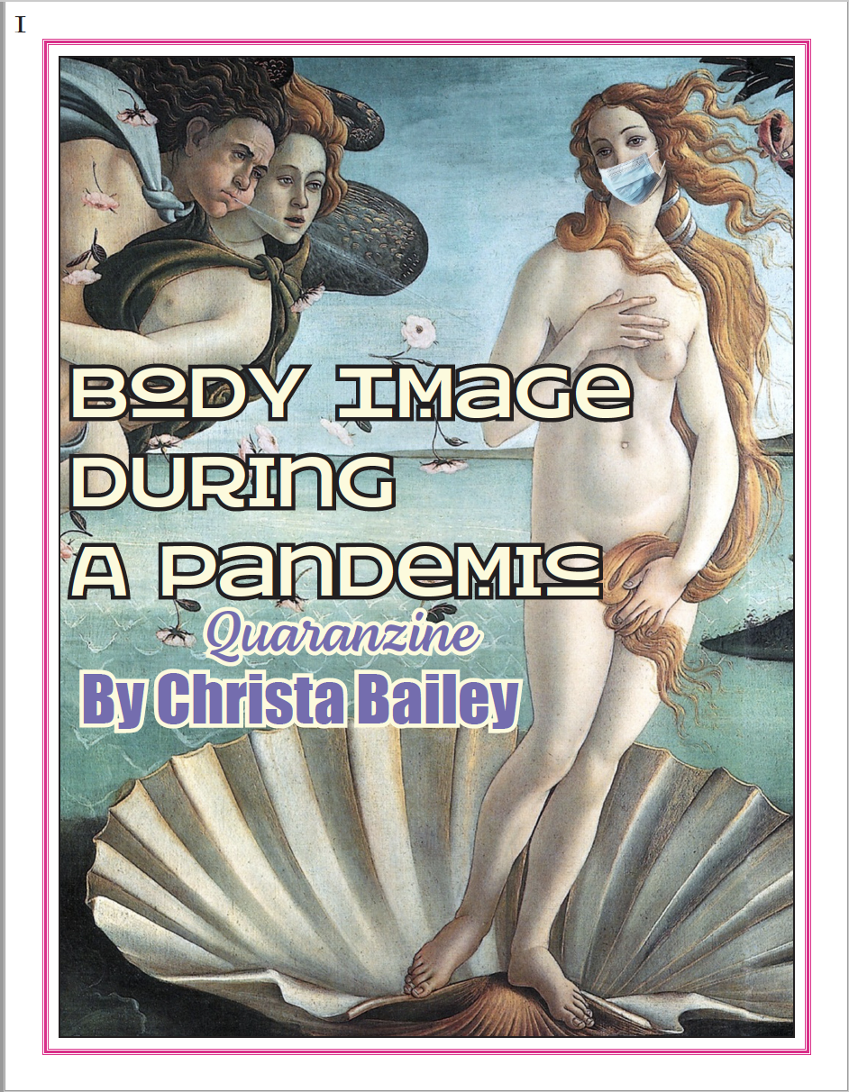zine cover: Body Image During a Pandemic Quaranzine