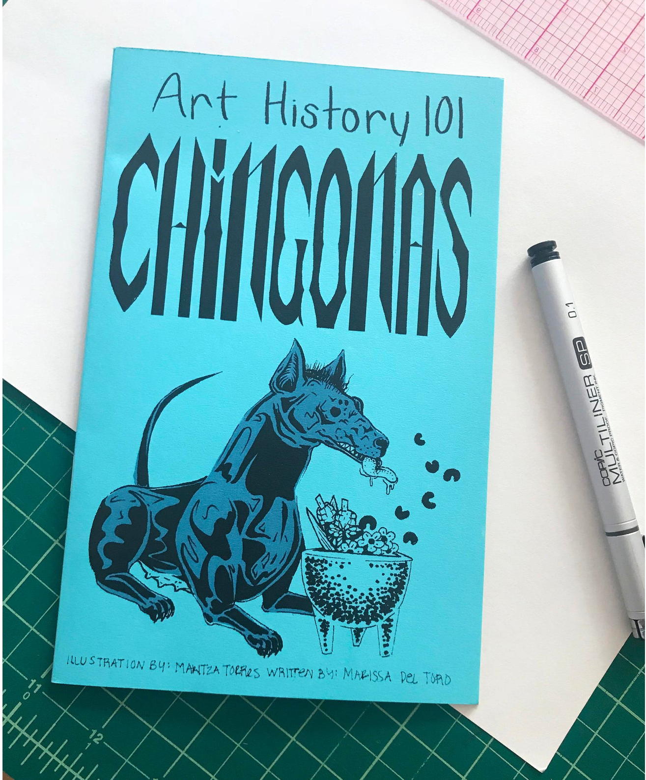 zine cover: Art History 101: Chingonas
