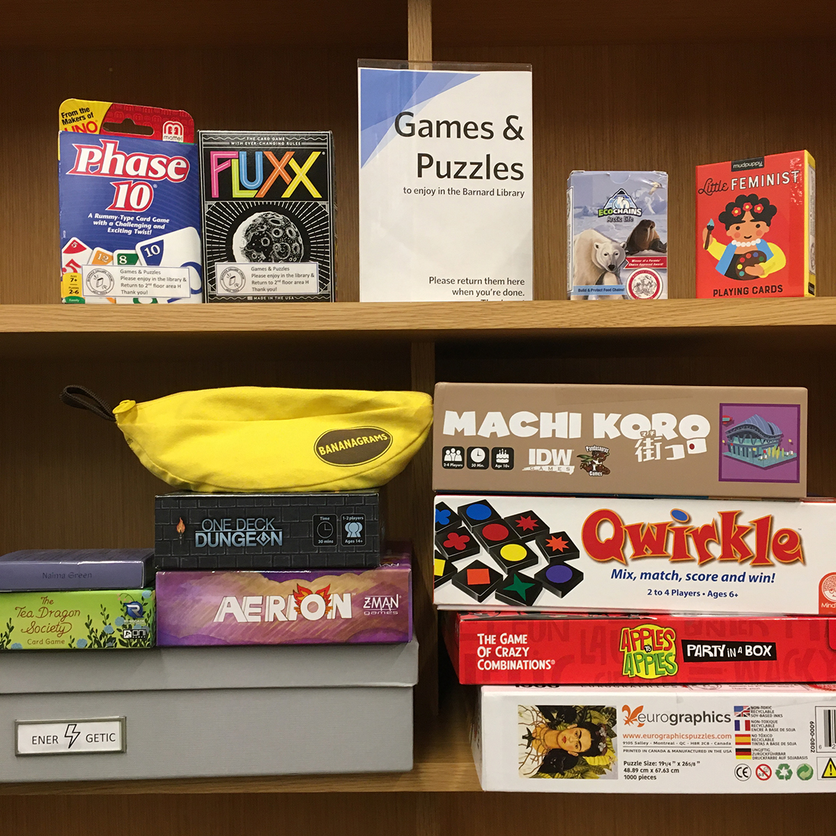 photo of card, word, and puzzle games