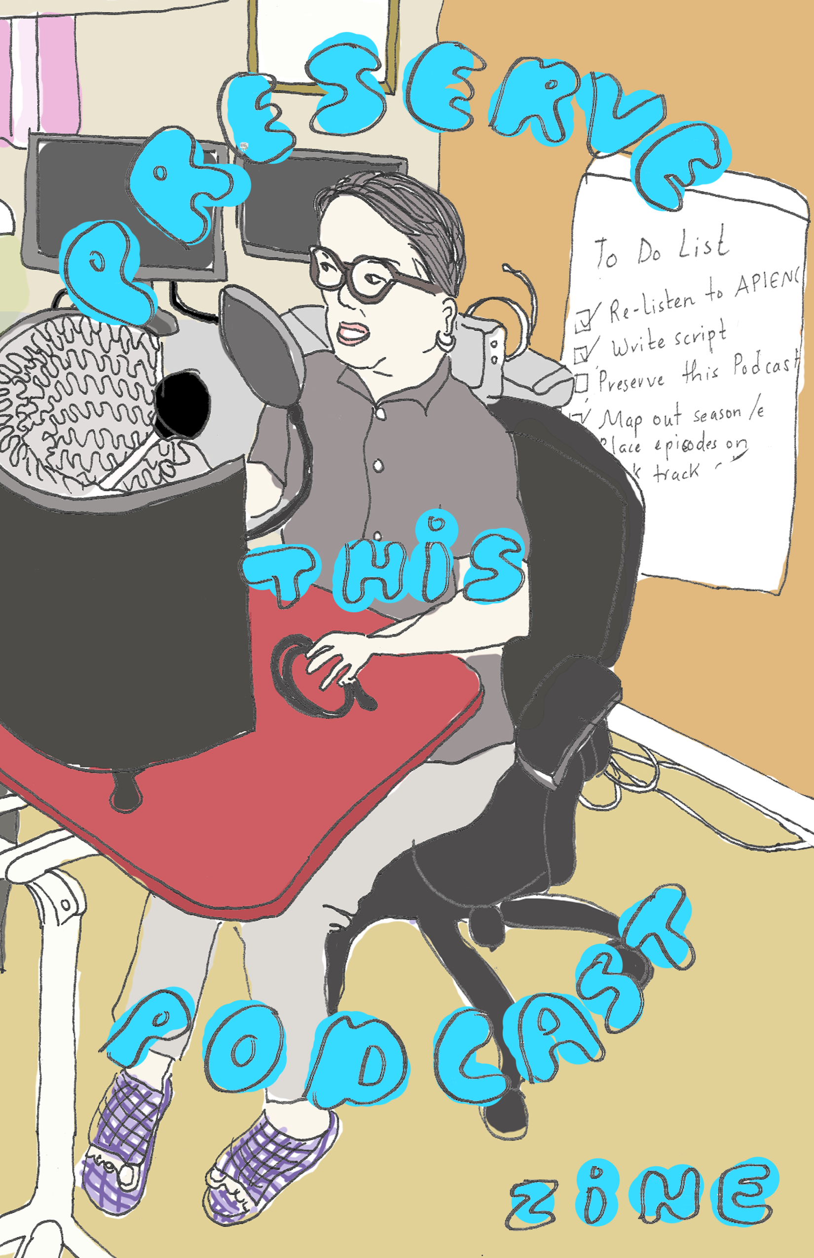 zine cover: Preserve This Podcast