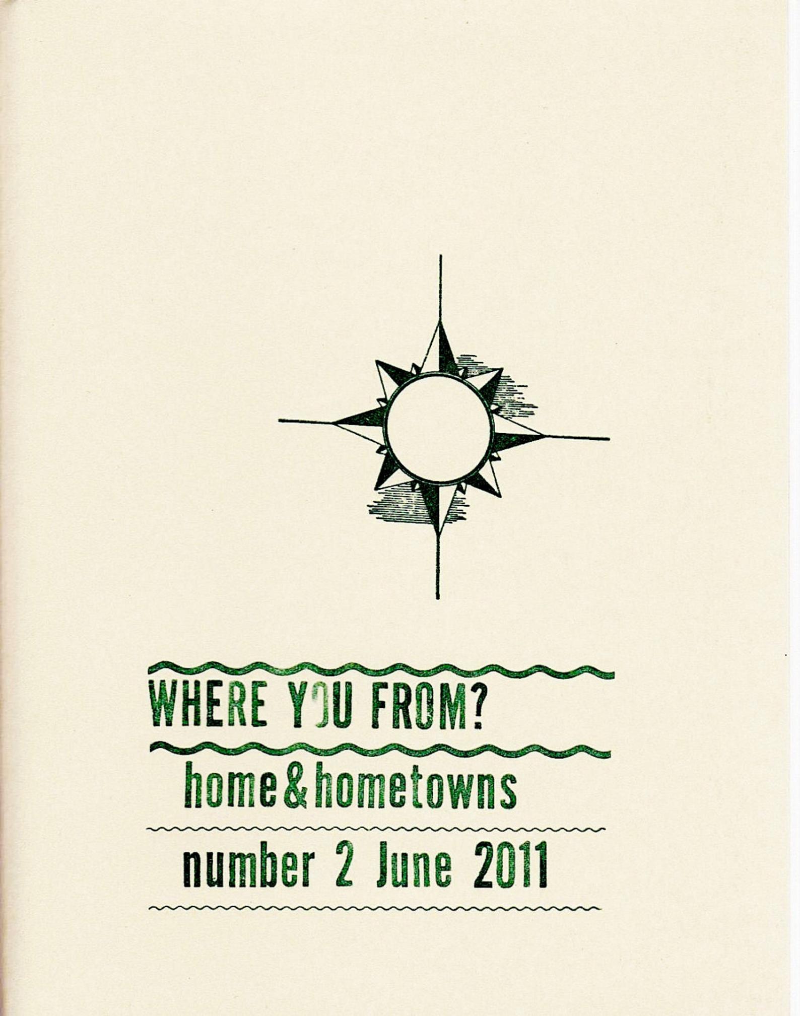 zine cover: Where You From #2